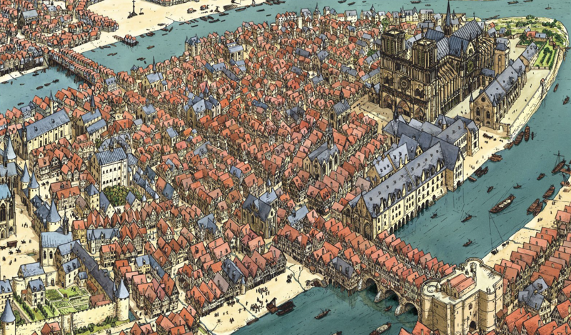 Les Très Riches Heures du duc de Berry - miniature gothique