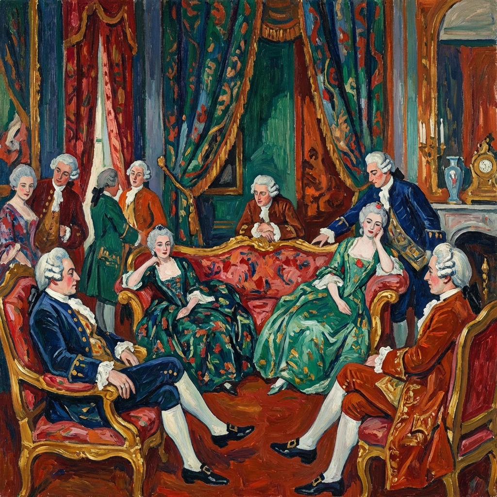 La Cour de la Régence style Matisse